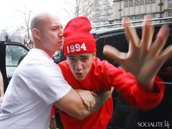 Justin Bieber Fight Paparazzi