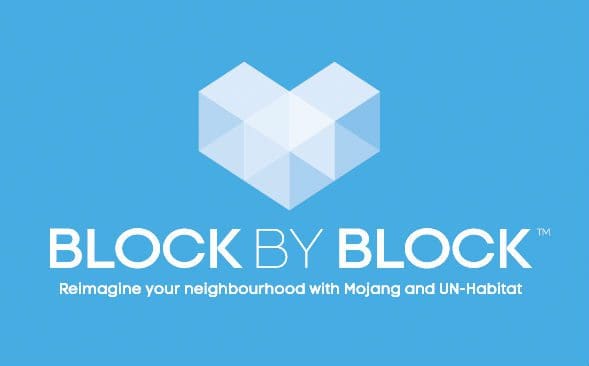 Block by Block - Ação social com Minecraft - Logo.